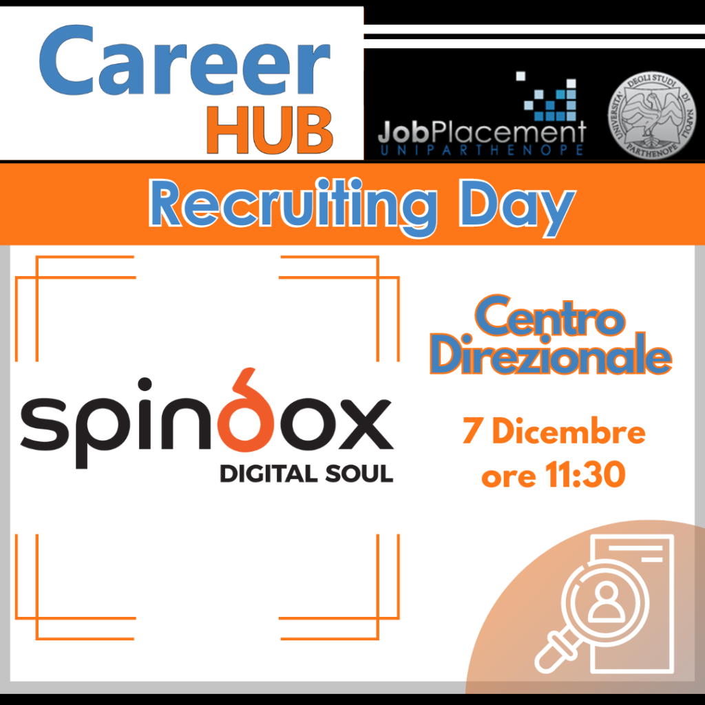 Recruiting Day | Spindox | 7.12 ore 11:30 | Aula 3