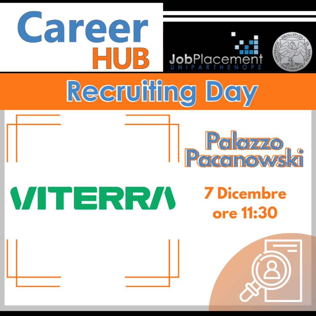 Recruiting Day | Viterra | 7.12 ore 11:30 | Aula C.1